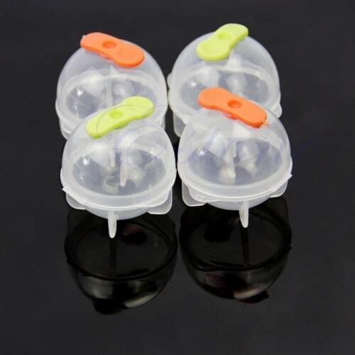 V115 4Pcs/set Mini Party Bar Ice Cube Ball Brick Tray Round Maker Sphere Mold Mould