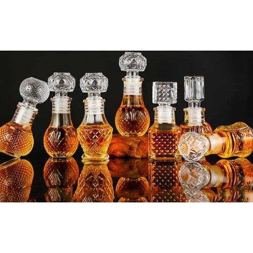 1 Pcs small home party whiskey wine bottle high quality clear wine Decanter GLA-137