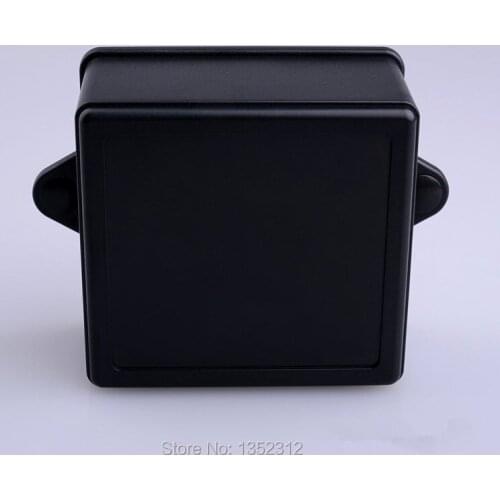 12 pcs/lot 80*75*45mm Wall mounting junction box plastic electronic case housings hanging PCB waterproof instrument enclosure
