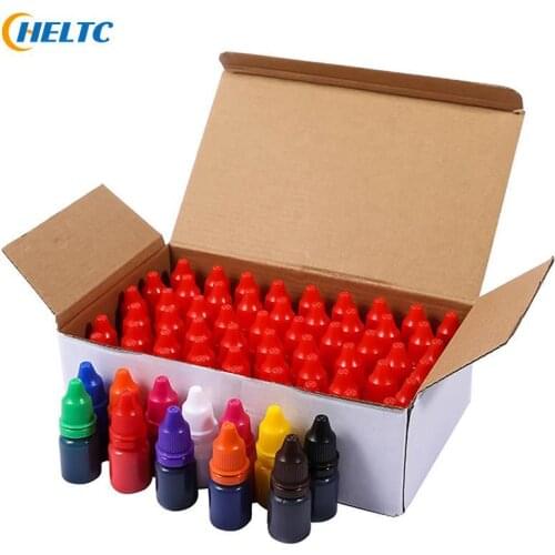 1/4PCS Colorful Flash Refill Ink Inking Photosensitive Seal Stamp Oil For Wood Paper Wedding Scrapbooking Make Seal DIY Craft