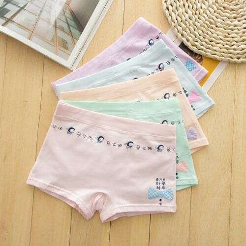 5Pcs/lot Children Panties Briefs Kids Underwear Baby Cotton Sweet Design Panties Cute Underpants Children Clothing