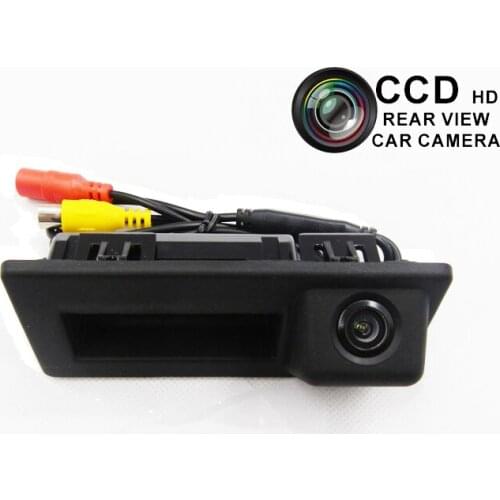 Car Trunk Handle Reversing Rear View Camera for AUDI A4L 2017 VW Touran 2016 HD CCD Wide Angle Guide Line Parking Backup Camera