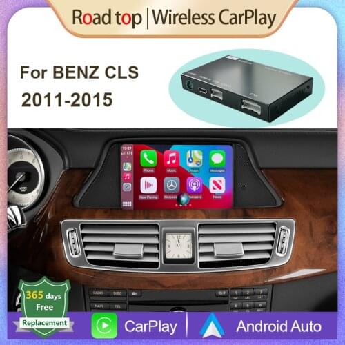 Wireless Apple CarPlay Android Auto Interface for Mercedes Benz CLS W218 2011-2015, with MirrorLink AirPlay Car Play Functions