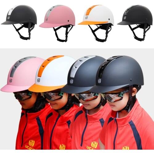 Kids Safety Horse Riding Helmet Equestrian Helmet Lightweight Cycling Head Protective Gear Accessories