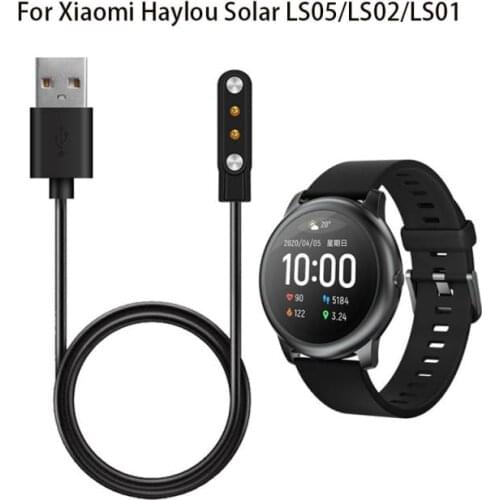For Xiaomi Haylou Solar LS05/LS02/LS01 Smart Watch Charger Smartwatch Dock Charger Adapter USB Charging Cable Adapter Accessory