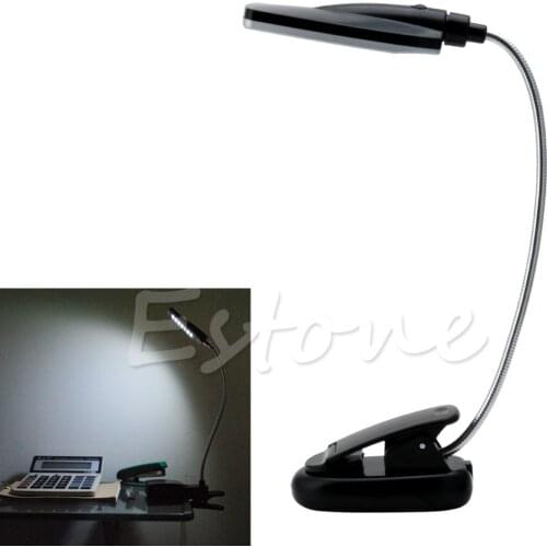 HNGCHOIGE Flexible USB/Battery Power 28 LED Bulbs Light Clip-on Bed Table Lamp