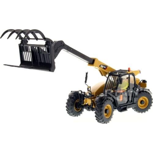 Exquisite DM 1:32 Caterpillar CAT TH407C Telehandler with Attachments Vehicles 85278 Diecast Toy Model for Collection,Decoration