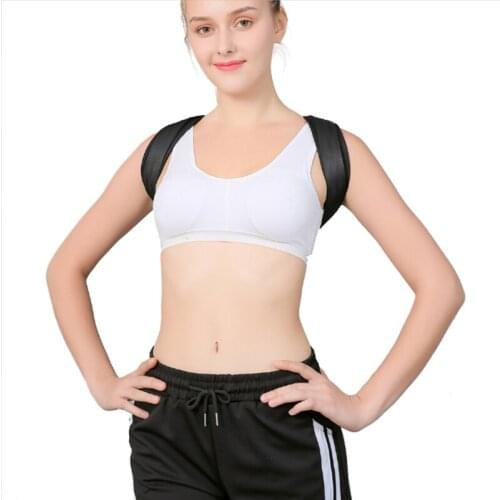 GELASY Posture Corrector for Men Women-Adjustable Back Brace Posture Clavicle Spine Back Shoulder Brace Corset Support Belt Bre