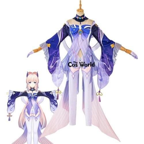 Genshin Impact Sangonomiya Kokomi Outfit Games Cosplay Costumes