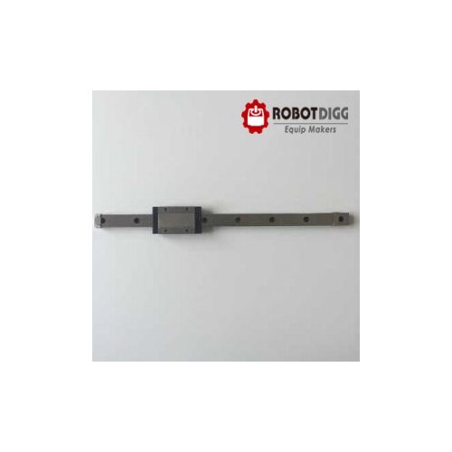 RobotDigg 440C SUS stainless steel MGN15 linear guide rail linear guideway with carriage block