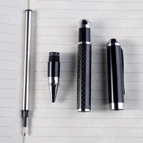 Luxury Office Business Signature Engraved Metal Ballpoint Pen Stationery School Supplies Writing Gift
