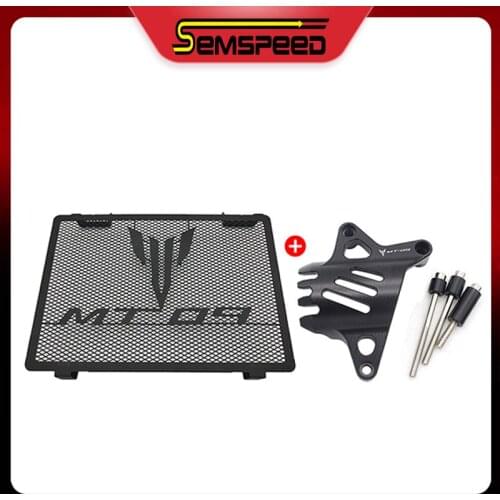 Motorcycle Cooling Pump Guard Water Pump Cover Radiator Grille Cover Kit For Yamaha MT-09 FZ-09 XSR900 Tracer 900 GT 2014-2020