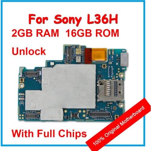 Original Motherboard For Sony Xperia Z L36H C6603 C6602 100% Mainboard With Android System Logic board With Full Chips