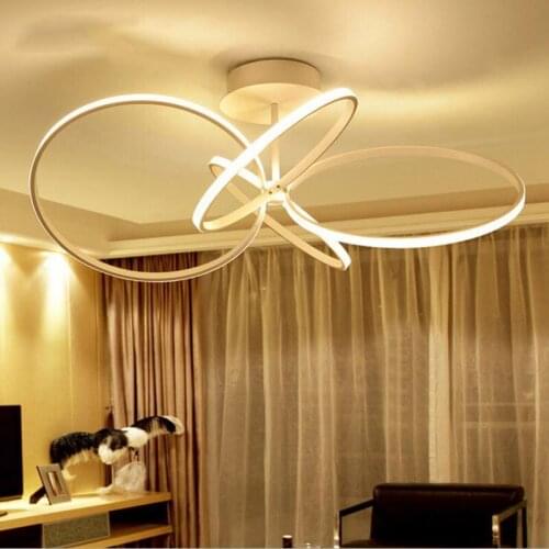 Post-modern round led ceiling lamp living room art ceiling light aluminum ceiling fixture study lamps led lighting fixture lamps