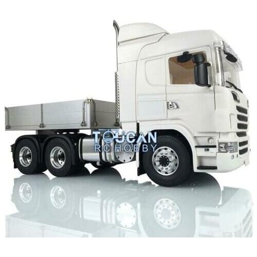 1/14 LESU Metal 6*6 Chassis Car Hopper Tractor Trcuk RC Hercul R730 SCA Cab THZH0665-SMT4