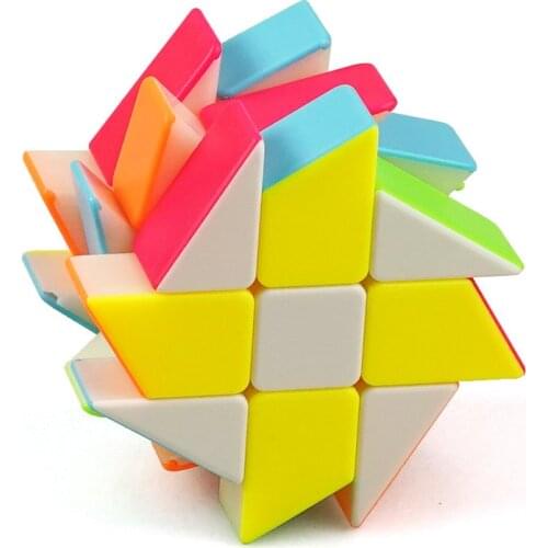 Shengshou Tank 3x3 Windmill Fisher Magic Cube Sengso 3x3x3 Puzzle Twist Cubo Magico Educational Kid Toys Games