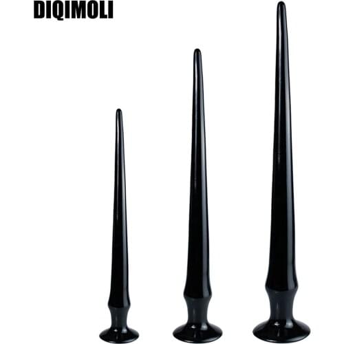 Overlength Anal Plug Dildos Sex Products Soft Anal Dilator Sex Toys for Stimulation of Vagina and Anus Healthy Long Butt Plug