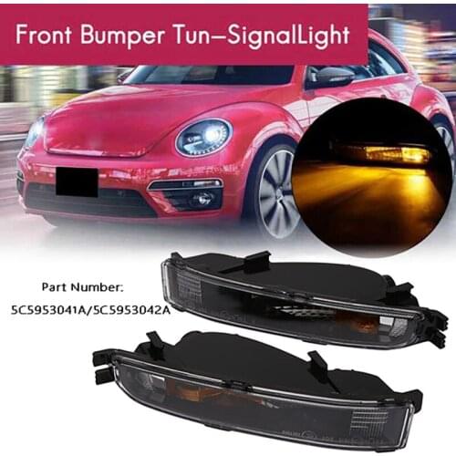 Car Turn Signal Light for Beetle 2012-2018 Front Bumper Left Right Side Marker Light Lamp Shell