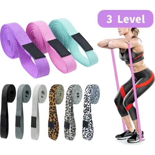 Long Fabric Resistance Bands Set Fitness Pull Up Assist Booty Hip Workout Exercise Loop Elastic Bands Gym Equipment For Home