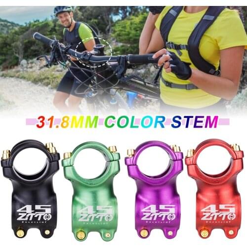 Bicycle 45mm Short Stem 31.8mm 7 Degree Handlebar Mountain Road Bike Handlebar Stem MTB Bike Accessories