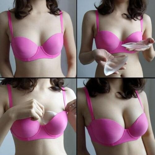 Bra Pads Inserts Removable Push Up Bra Padding Bikini Swimwear Replacement Pads