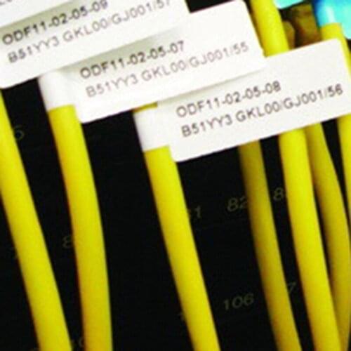 30 Sheet Cable Label Sticker Waterproof Network PC UTP Wire Tie Label A4 Cable Label Sticker White