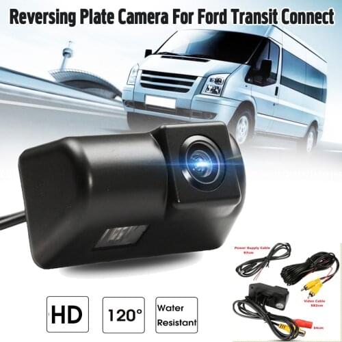 X-HD Waterproof Reversing Rear View License Plate Camera For Ford /Transit /Connect