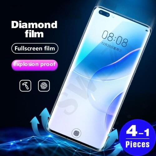 1-4Pcs cover protective Film for Huawei nova 6 SE 5 5i pro 5T 5Z Tempered Glass Phone Screen Protector smartphone on the glass
