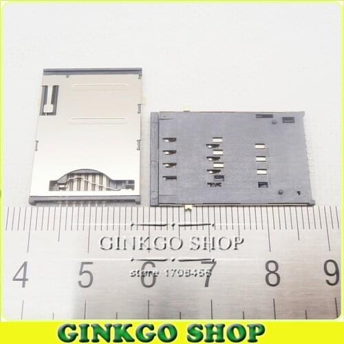 5pcs/lot Mobile Phone Sim card Slot 9P 8+1P Self Push SIM card connector For Tablet PC Free Shipping