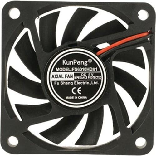 5V DC Cooling Fan 4200RPM 60x60x10mm//2.36 x 2.36 x 0.39inch NEW