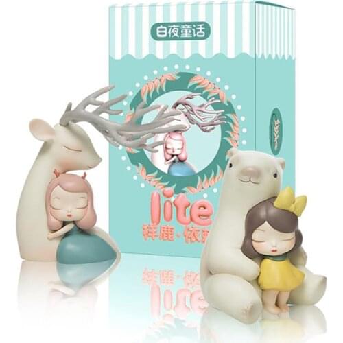 8 Style Fairy Tale Series Blind Box Cute Creative Doll Cute Anime Figure Toy Interior Decorations Ornaments for Girl Gifts