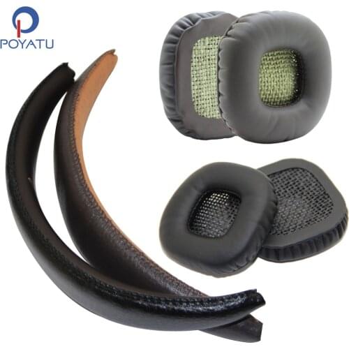 POYATU Earpads + Headband Kits for Marshall Major Headphones Replacement Ear Cushions Cover Pad Head Band Earpad