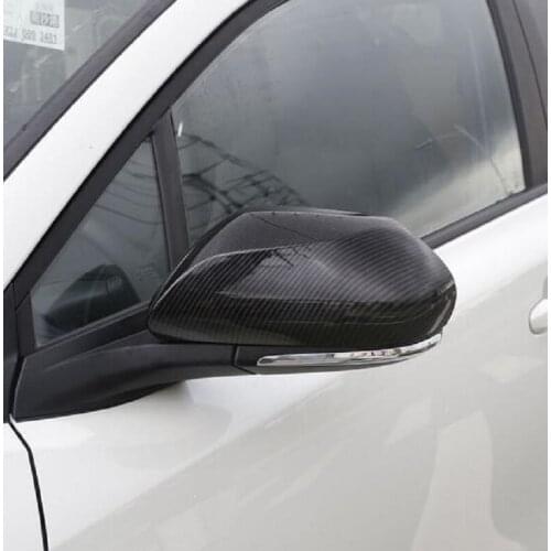 Side Wing Mirror Cover for Toyota C-HR CHR 2017 2018 2019 2020 2021 Carbon Fiber Style Exterior Rearview Mirror Cap Cover Trim