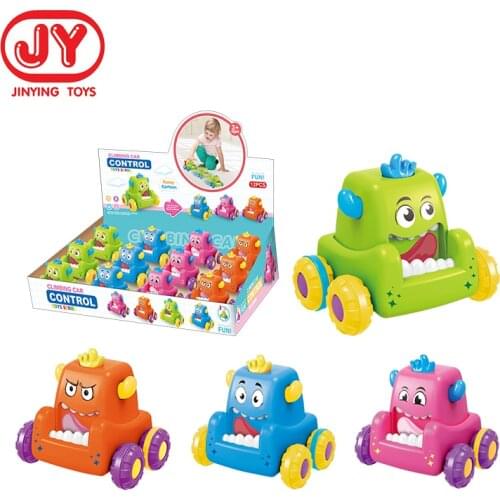 Child Mini Little Cute funny face Press inertial toys Lnertia Motorcycle Baby Back Car Toys Cute Press Toys For Kids Girl Gift