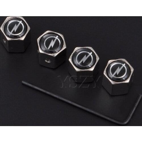 4pcs/lot Car Tire Valve Caps Wheel Tyre Air Stems Dust Airtight Cover For Opel Astra D G H Vectra C Zafira B Jinsignia Mokka OPC