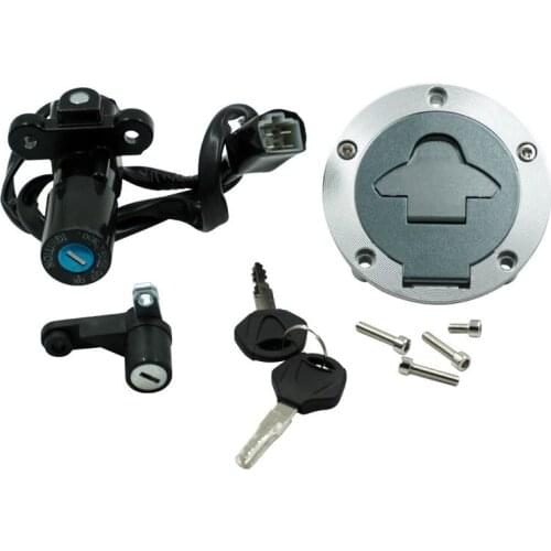 Fuel Tank Cover Lgnition Start Switch Helmet Seat Lock Set two Keys Motorcycle Full set lock FOR Yamaha YZF R3 RH07 RH12