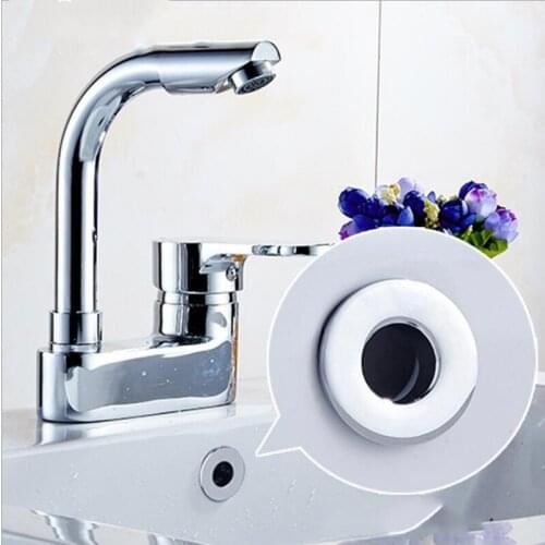 Bathroom Basin faucet Sink Overflow Cover Brass Six-foot Ring Insert Replacement Ring For 23mm-25mm Round Overflow Hole