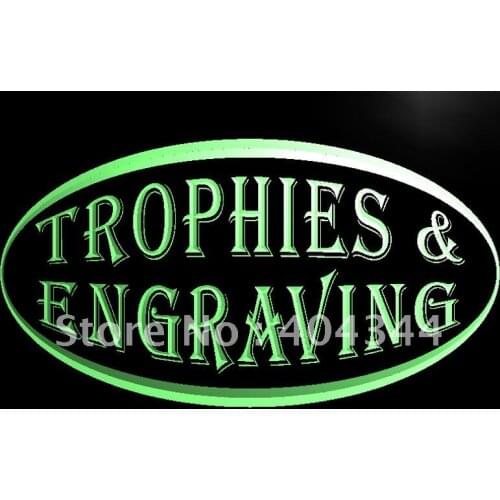 LB628- Trophies & Engraving Custom LED Neon Light Sign home decor crafts
