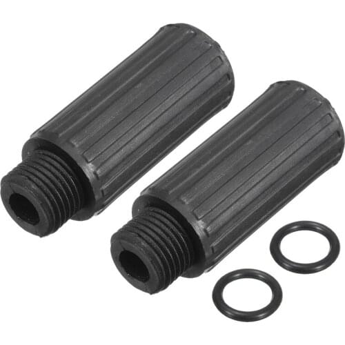 2Pcs Air Compressor Oil Cap Plug Breathing Nozzle Thread M15 1.50mm With Gasket Seal #E100087 For Craftsman Coleman Powermate