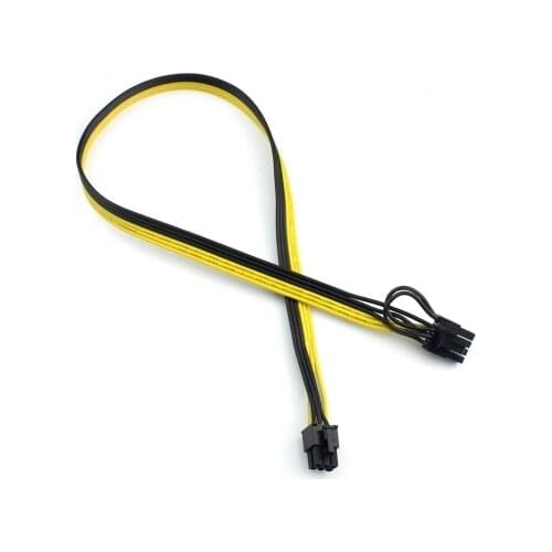 XT-XINTE 6P to 8P (6 + 2) Server Power Conversion Board Graphics Module Line Cable 40CM F22447