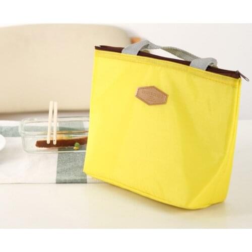 Portable Waterproof Oxford Lunch Bag Insulation Picnic Bags for Outdoor Picnic Heat Preservation Food Storage Box