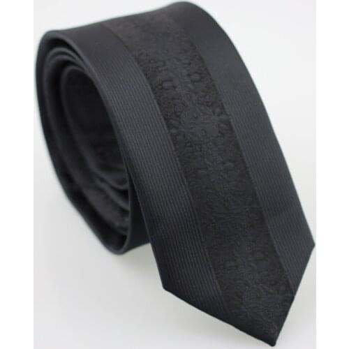 YIBEI Coachella Casual Man ties Jacquard SLIM Florals Neckties Jacquard SKINNY Vertical Stripes Cravatta NARROW Black Neck Tie