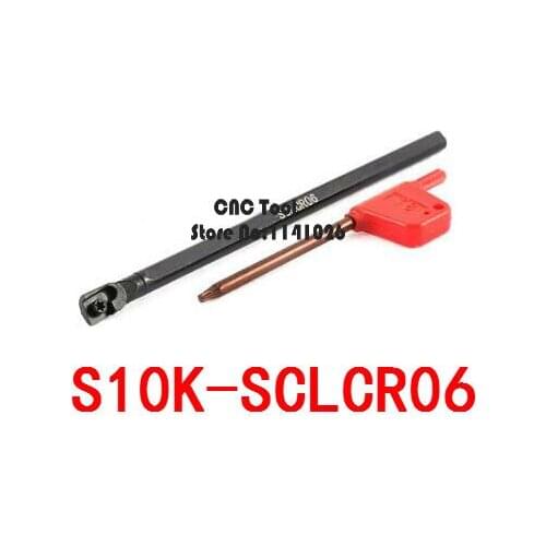 S10K-SCLCR06/ S10K-SCLCL06 Boring Bar,Internal turning tool,CNC holder tools,Lathe cutting tool,for CCMT060202/04/08 inserts