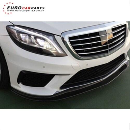 S63 carbon fiber front lip and rear diffuser Kohlenstoff style fit for MB S-class W222 S63/ S65 2014year