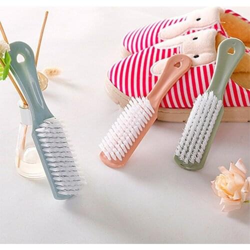 Shoe Brush Plastic Brush Soft Bristle Shoe Wipe Multifunctional Toilet Floor Brush Clean Clothes Brush Collar Washer Brush