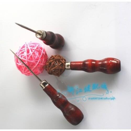 Awls One Thousand Wooden Handle Awl Through Double Gourd Manual Accounting Office Appliances Stitch Bookbinding Tools