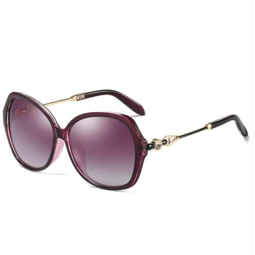 Women Retro Polarized Sunglasses Lady Driving Sun Glasses 100% UV Protection Custom prescription sunglasses