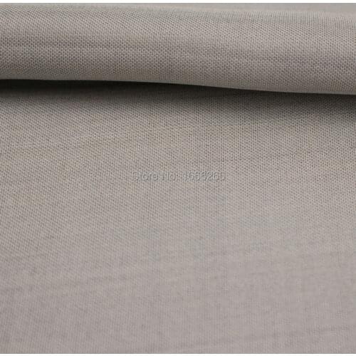 Woven Silver fiber Fabric can washable RFID Shielding /Conductive Fabric
