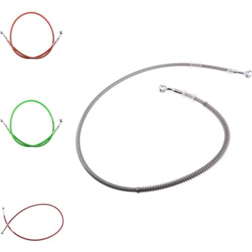 Universal Motorcycle Braided Brake Clutch Oil Hose Tube M10 1000mm