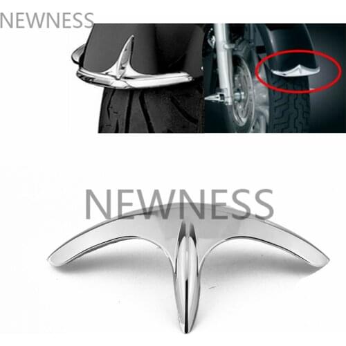 Bike Chrome Fairing Front Fender Tip For Honda Goldwing GL 1800 GL1800 2001-2011 Front Fender Tip Decoration Trim Cover Frame